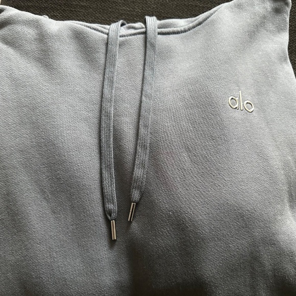 Alo Accolade hoodie NWOT in steel grey - Picture 6 of 7